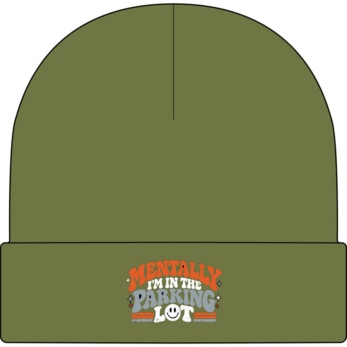 Secretly Plotting Dark Parking - AS Colour 1107 Cuff Beanie