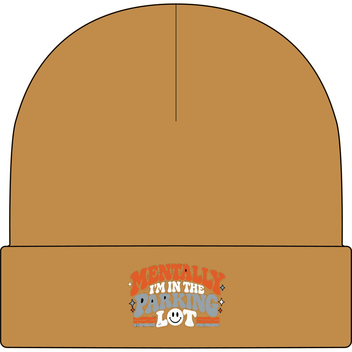 Secretly Plotting Dark Parking - AS Colour 1107 Cuff Beanie