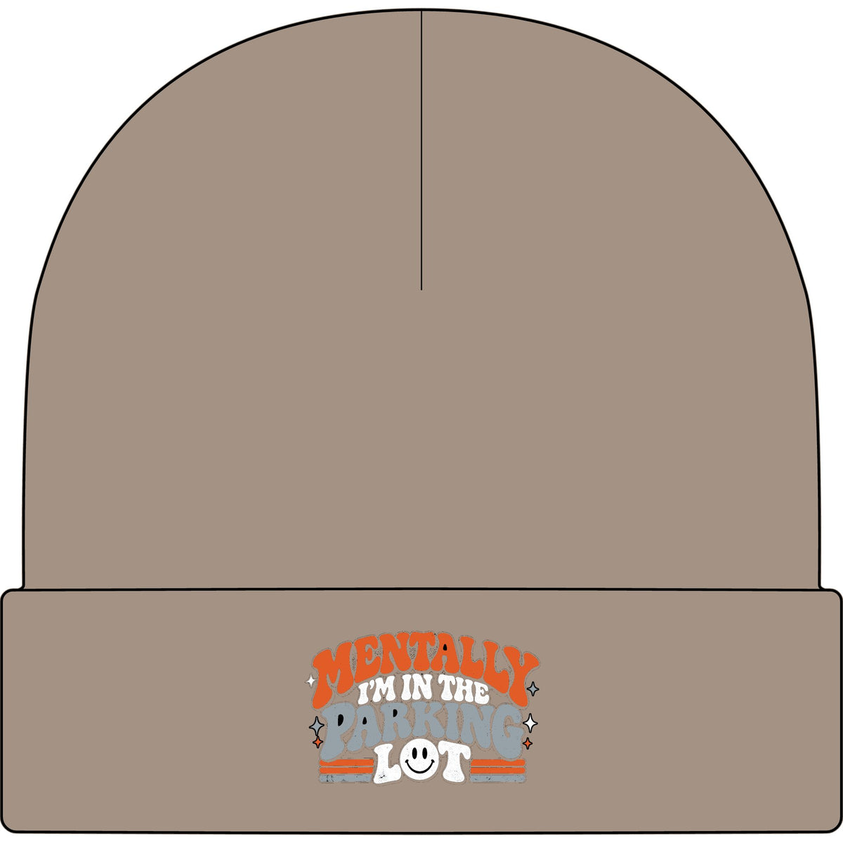 Secretly Plotting Dark Parking - AS Colour 1107 Cuff Beanie