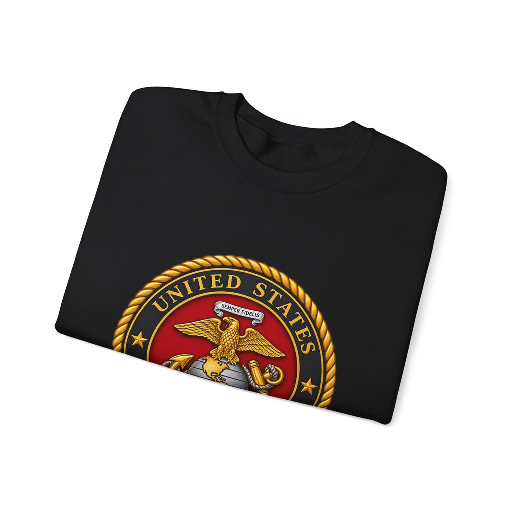 U.S. Marine Corps Emblem - Crewneck Sweatshirt