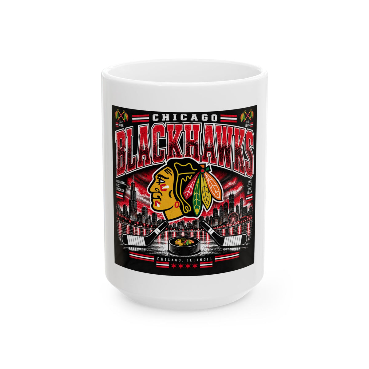 Chicago Blackhawks Heritage - Ceramic Mug 11oz and 15oz