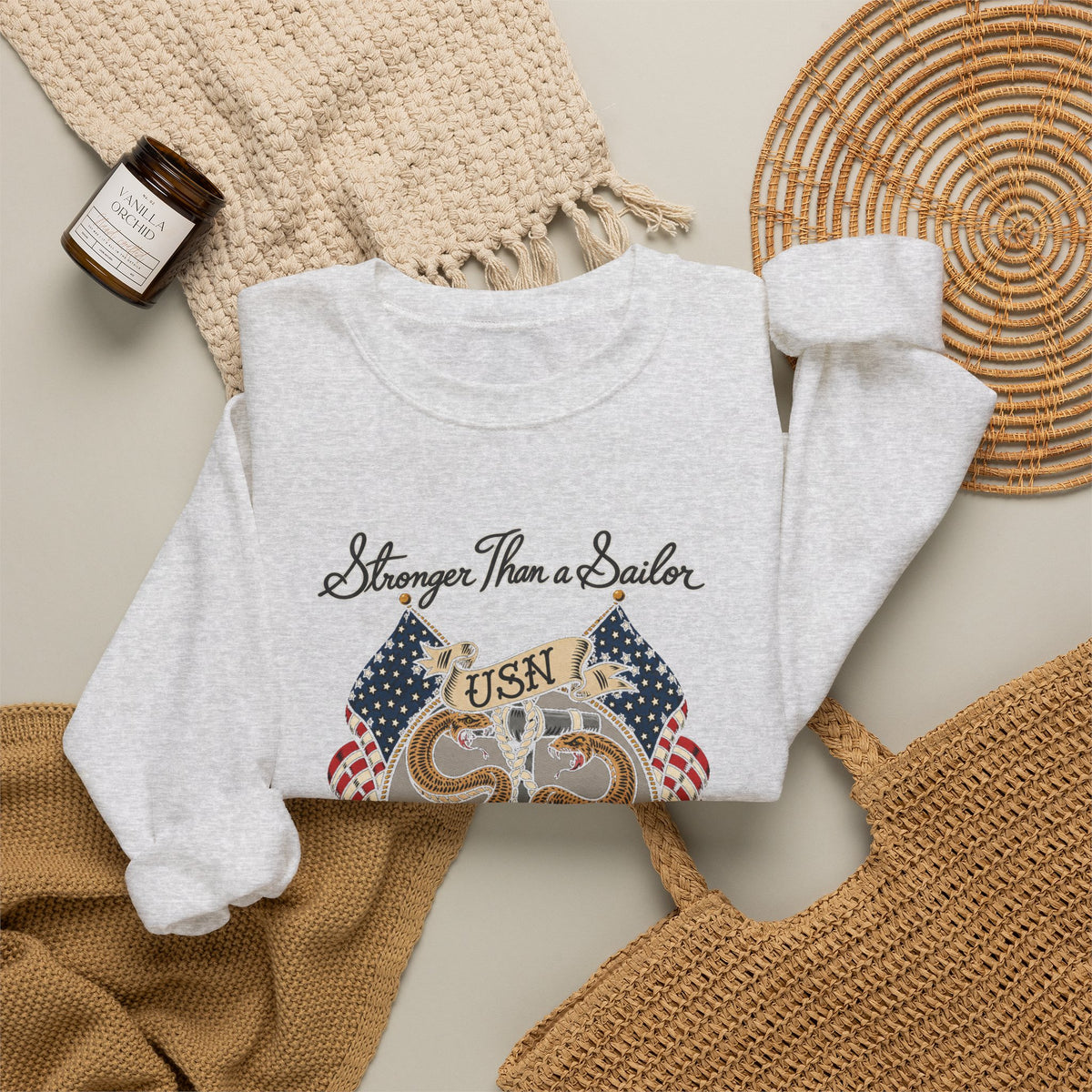 Corpsman Pride Crest - Crewneck Sweatshirt