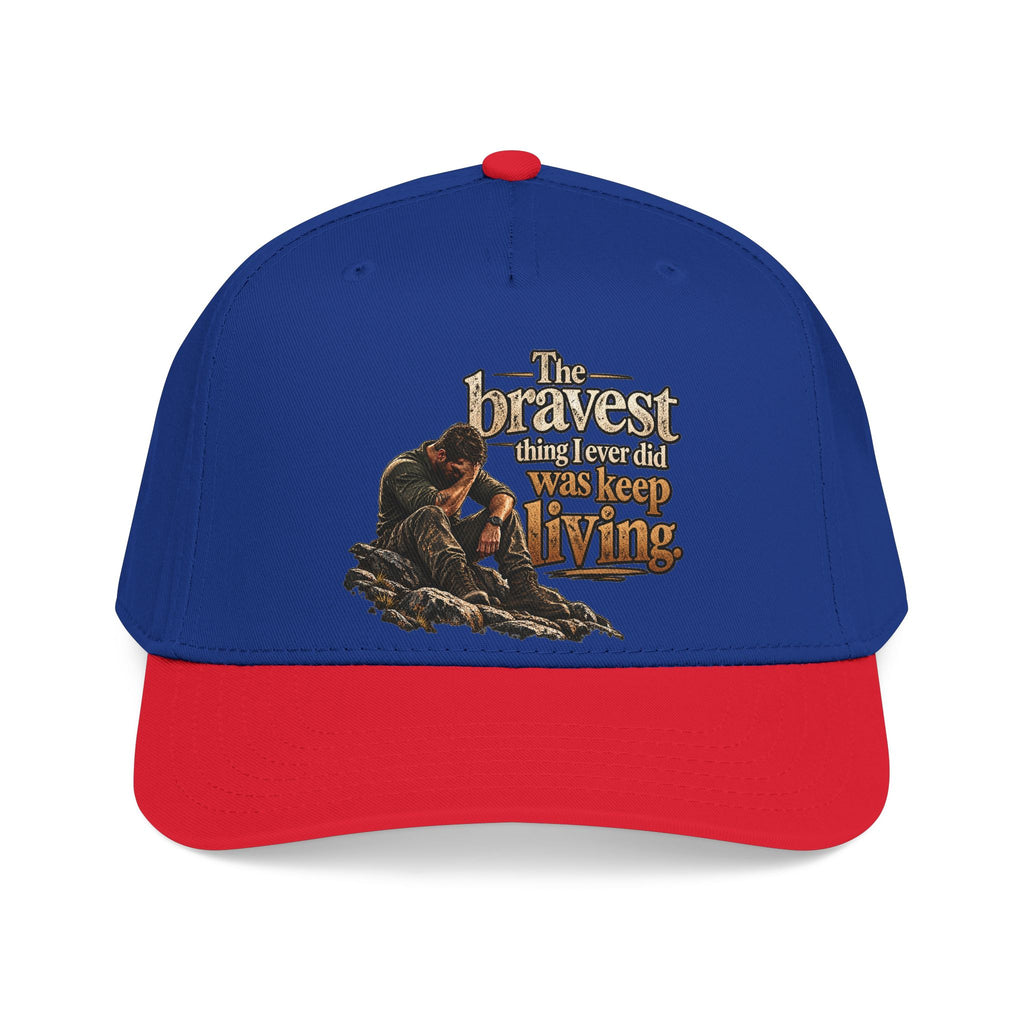 The Bravest Thing I Ever Did Was Keep Living - OTTO Baseball Hat