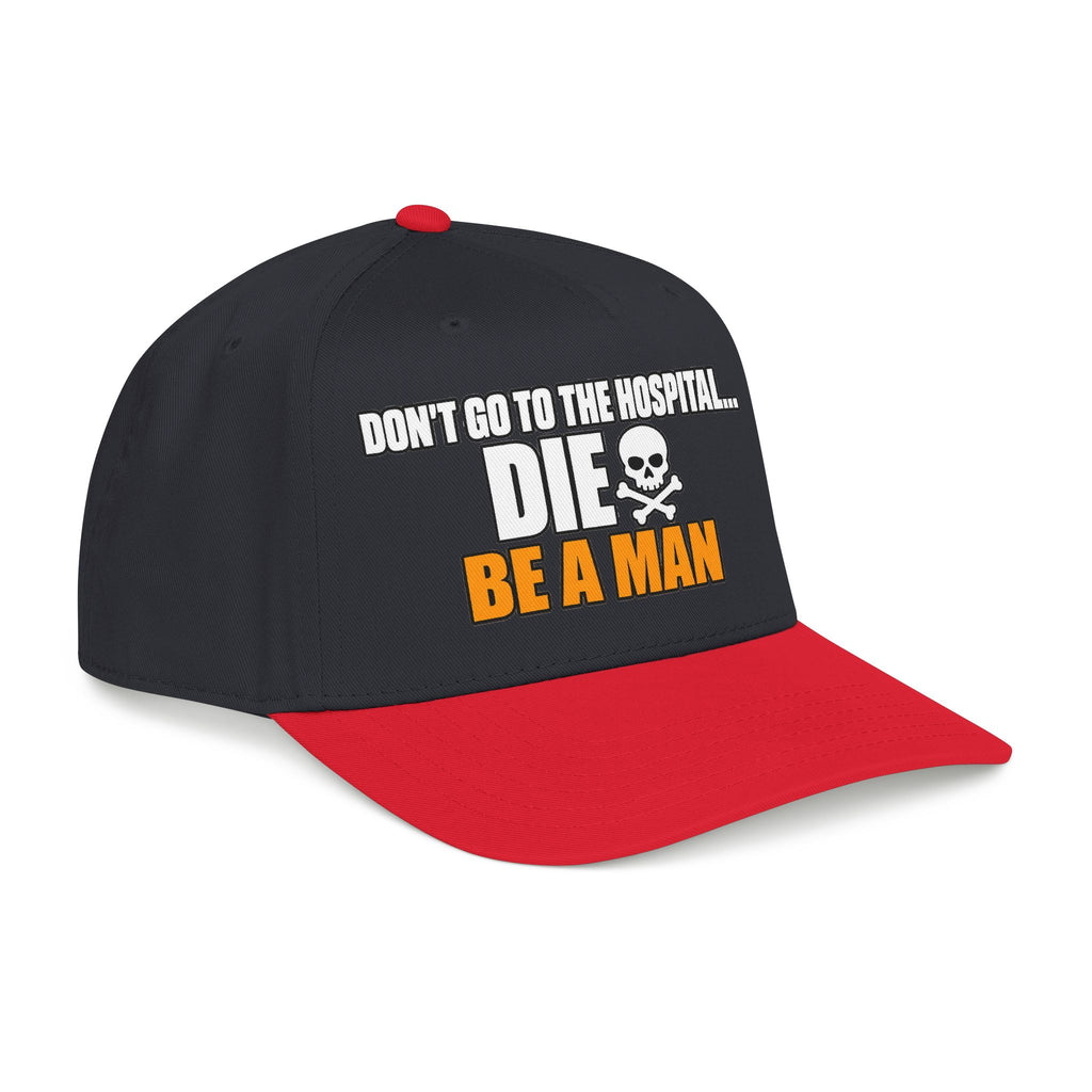 Dont Go to the Hospital - White Outlined - OTTO Baseball Hat