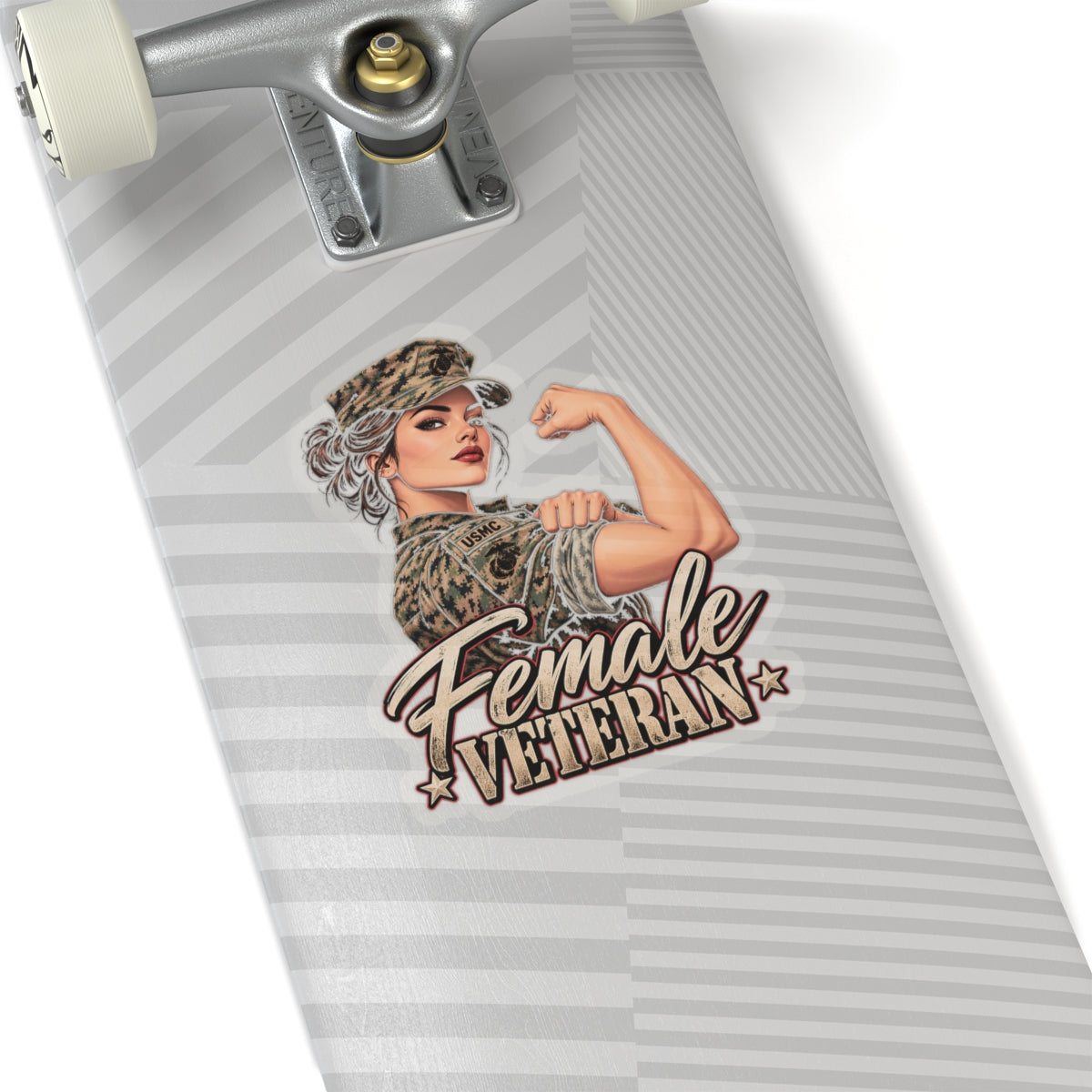 Female Veteran Pride - Kiss-Cut Sticker
