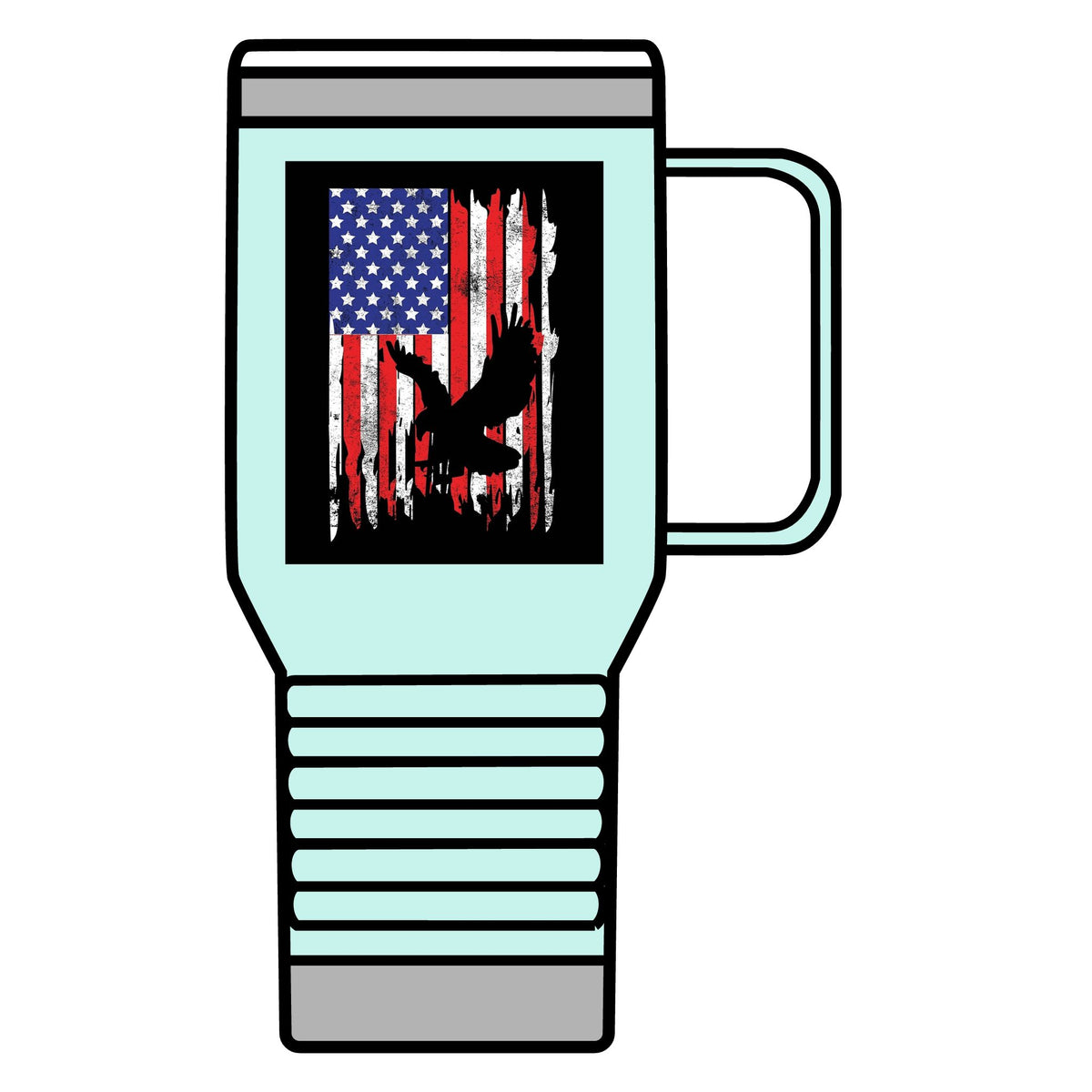 Old Glory Eagle - 20oz Insulated Mug