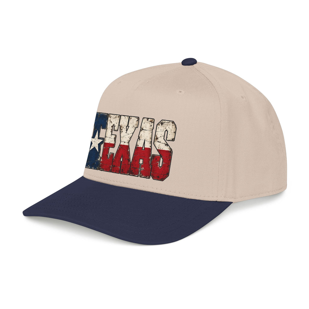Texas Flag Block Letters - OTTO Baseball Hat