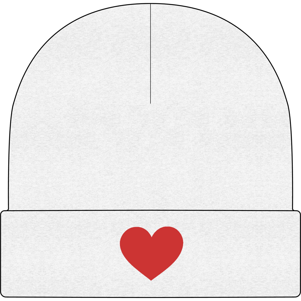 Heart - AS Colour 1107 Cuff Beanie