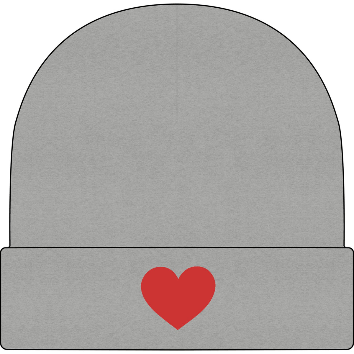Heart - AS Colour 1107 Cuff Beanie