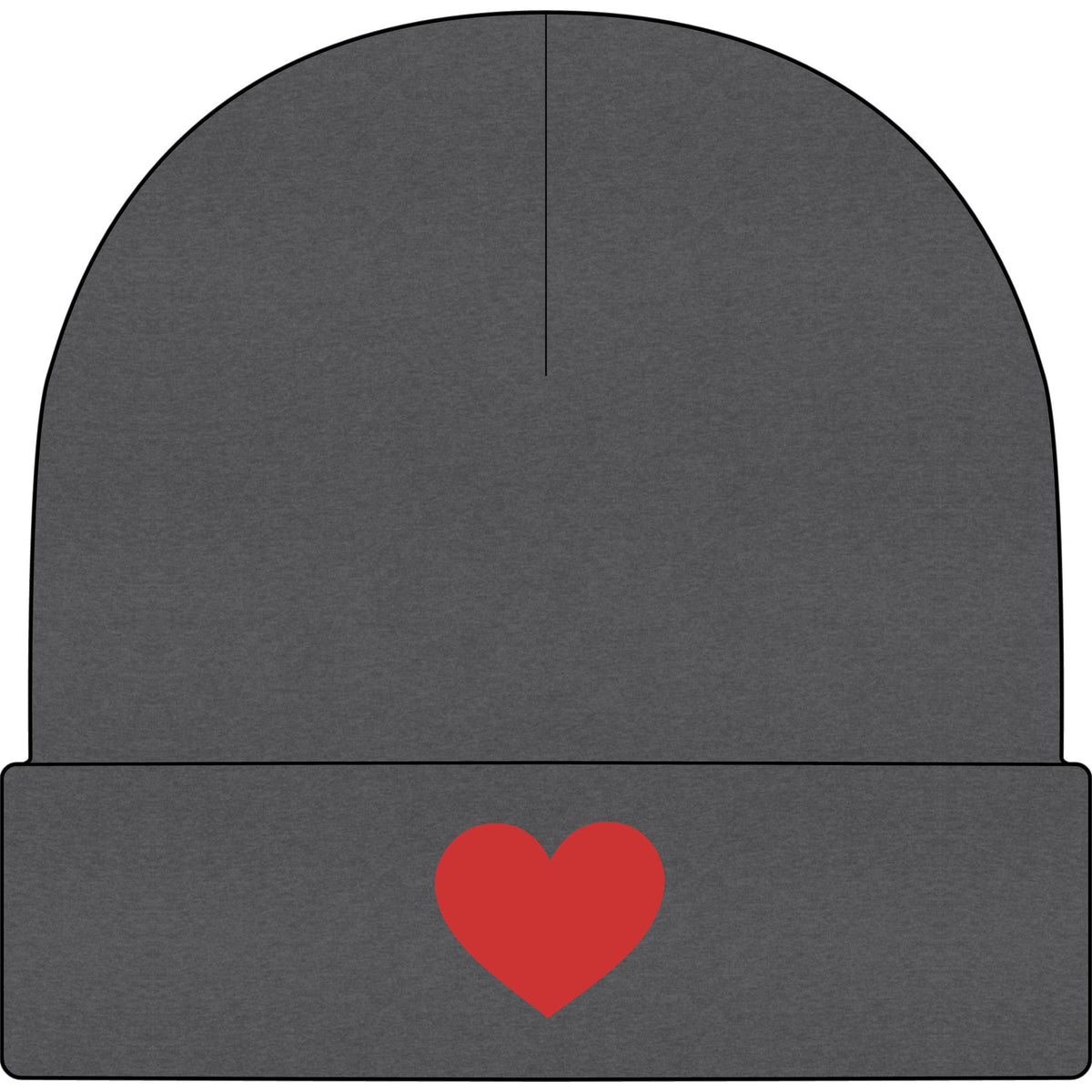 Heart - AS Colour 1107 Cuff Beanie