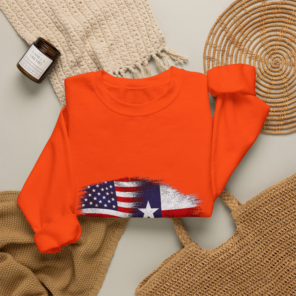 American by Birth, Texan by Choice - Crewneck Sweatshirt