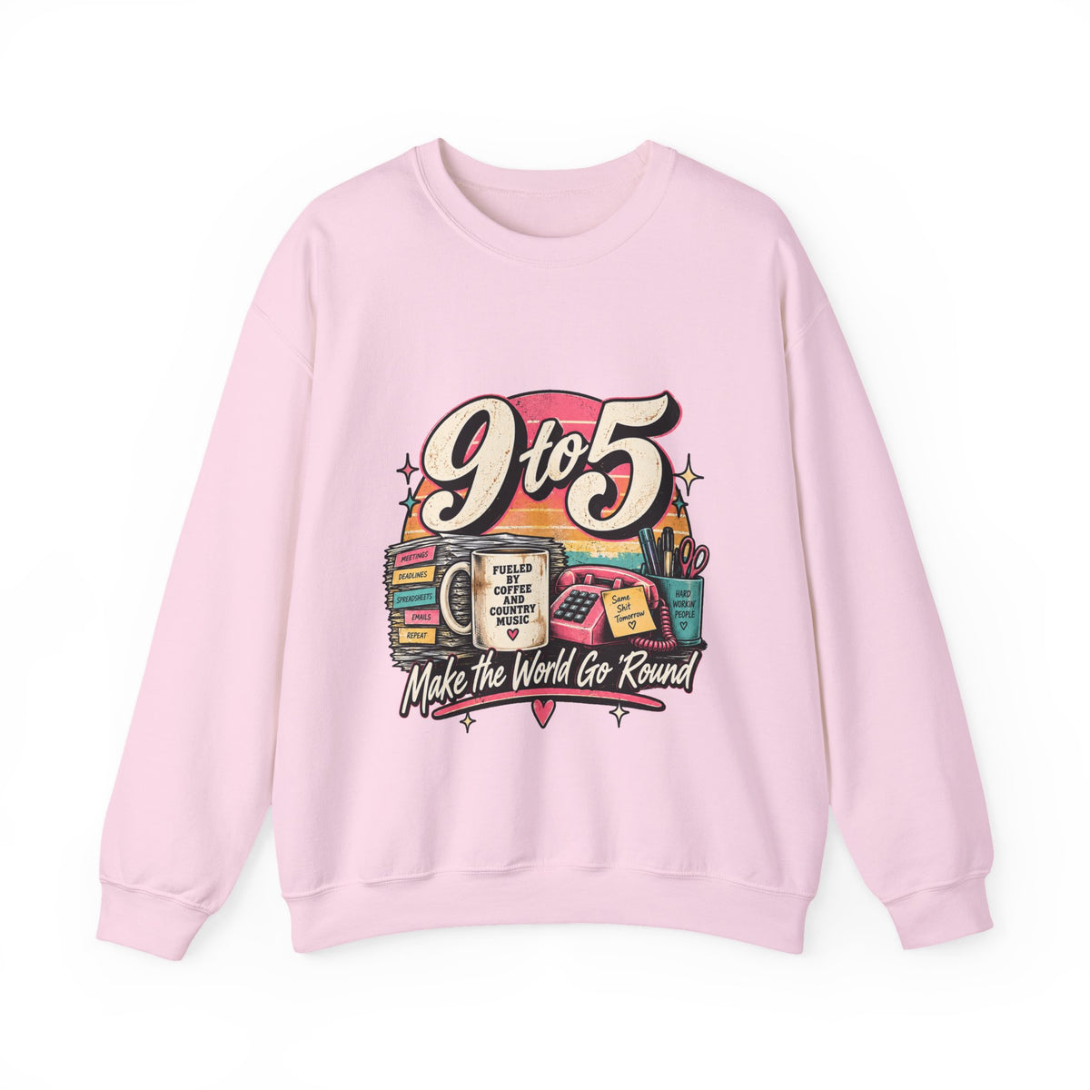9to5 Make the World Go Round - Crewneck Sweatshirt