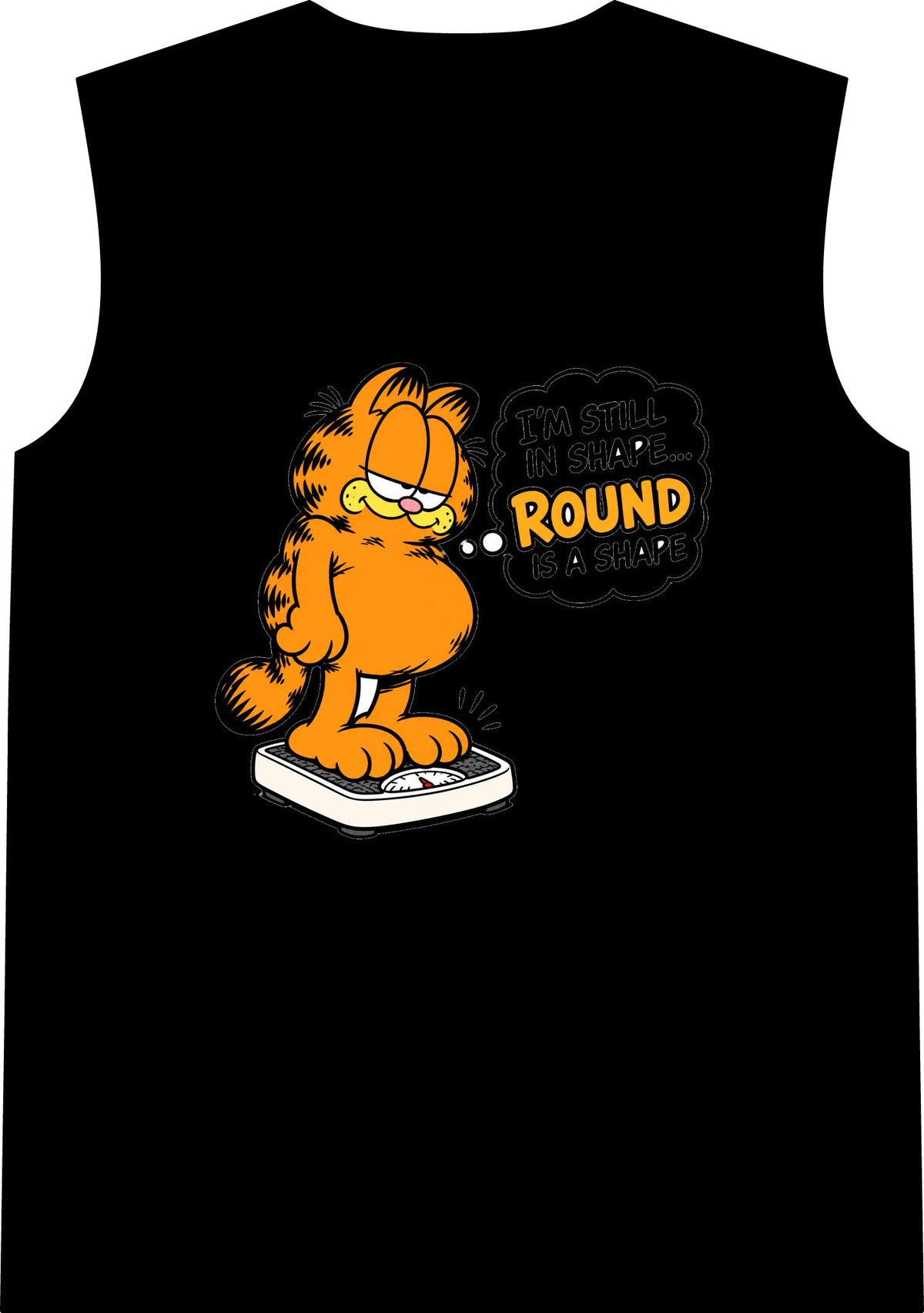 Round Shape Garfield - Classic Tank
