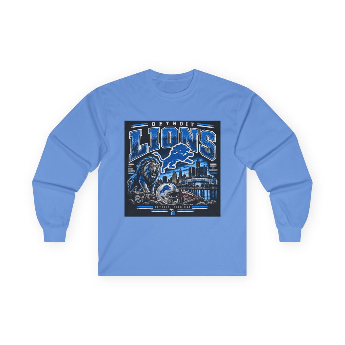 Detroit Lions Grit - Unisex Ultra Cotton Long Sleeve Tee