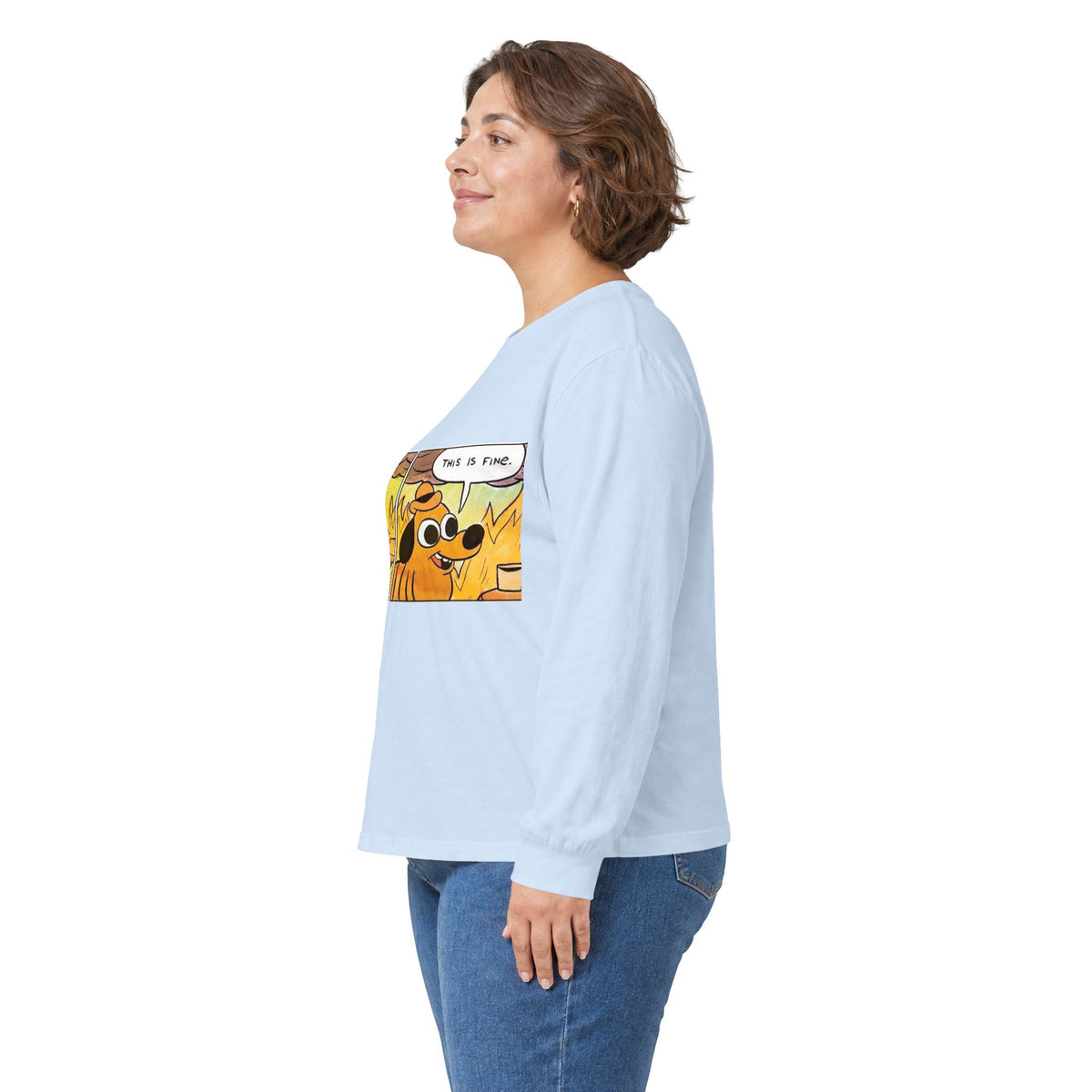 This Is Fine - Unisex Ultra Cotton Long Sleeve Tee