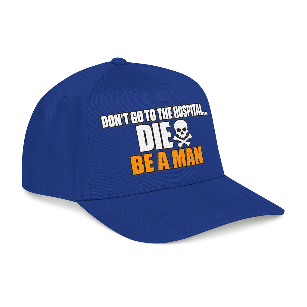 Dont Go to the Hospital - White Outlined - OTTO Baseball Hat