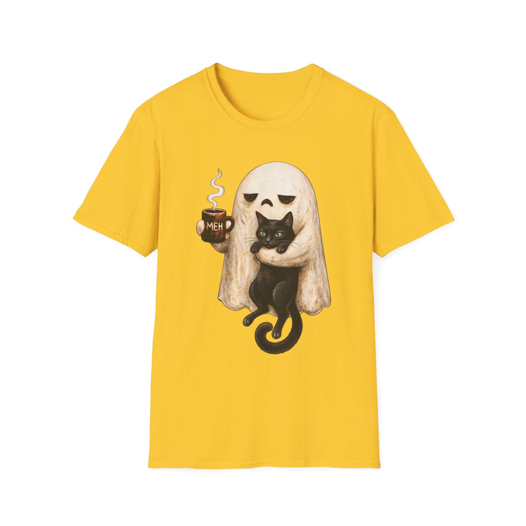 Meh Ghost and Black Cat - Classic Tee