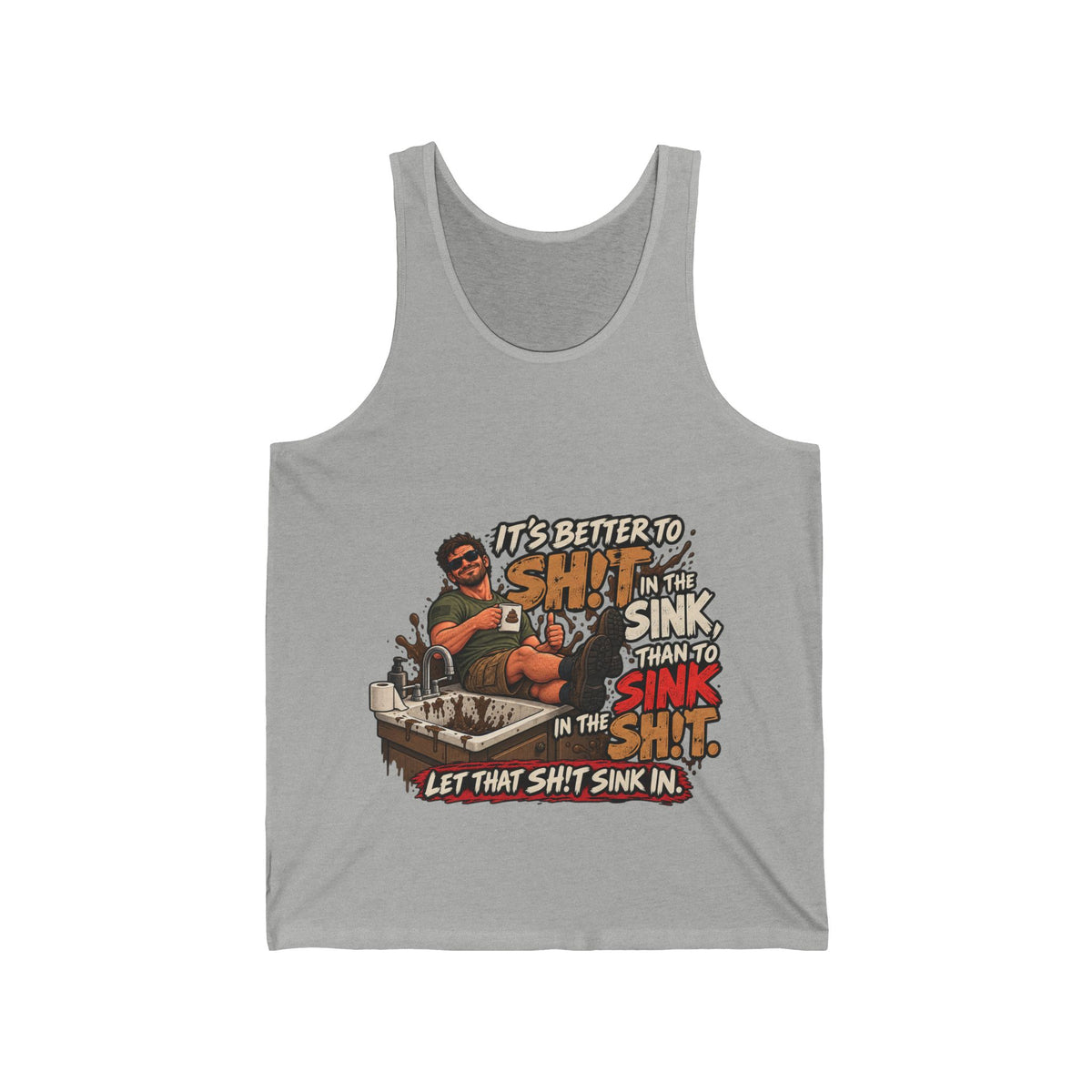 Let That Shit Sink In - Athletic Tank