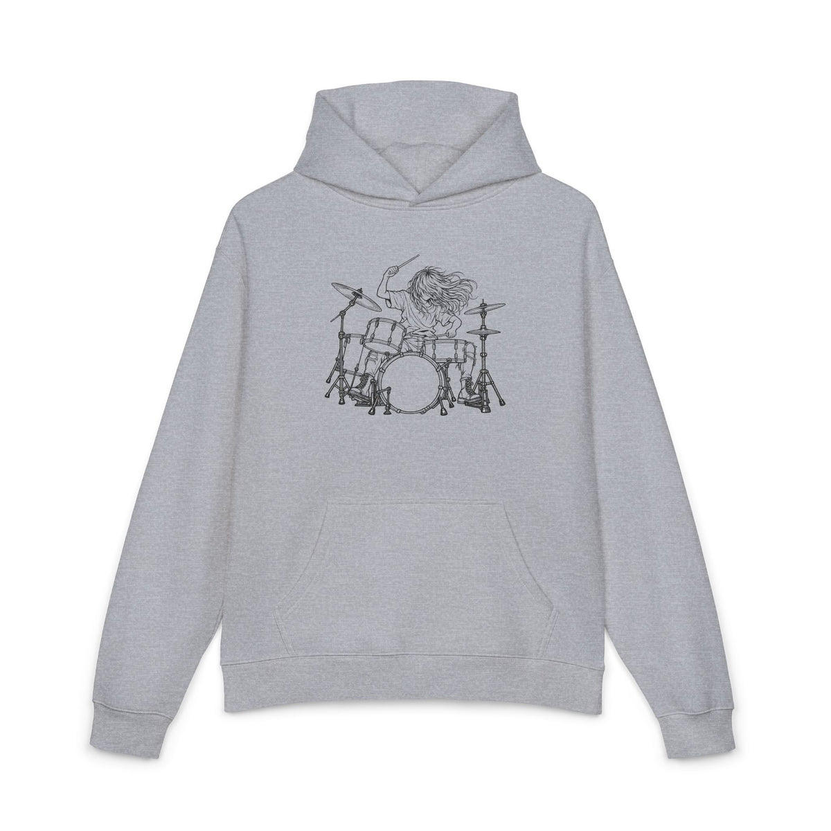 Drummer Sketch - Hoodie