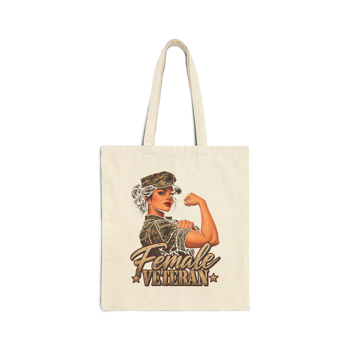 Female Veteran Pride - Canvas Tote
