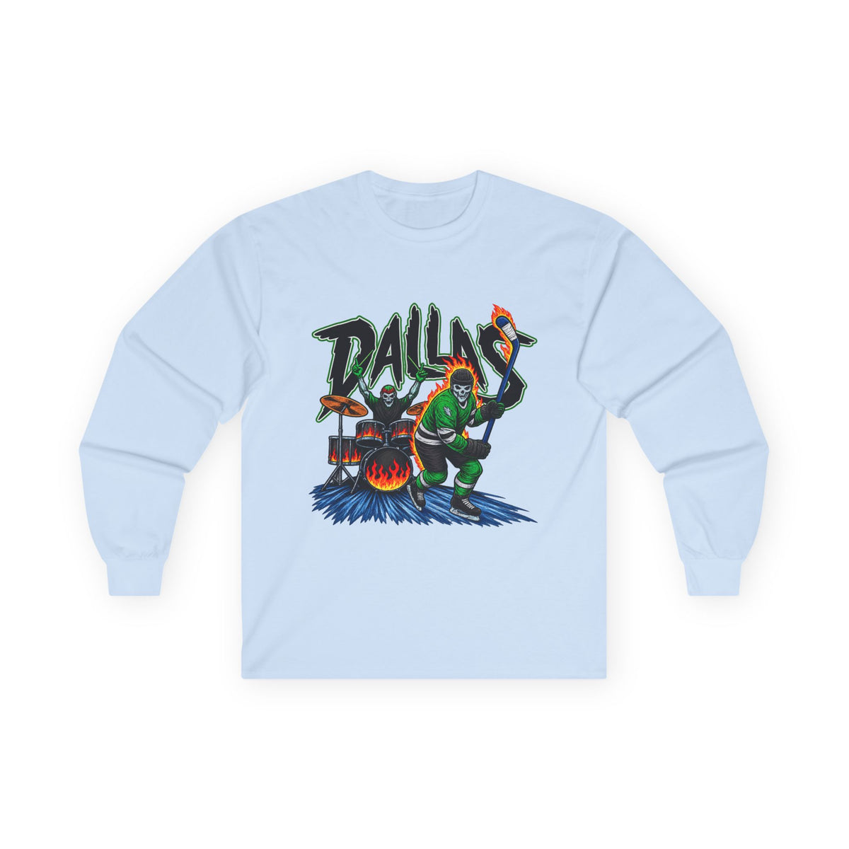 Dallas Stars Skeleton - Unisex Ultra Cotton Long Sleeve Tee