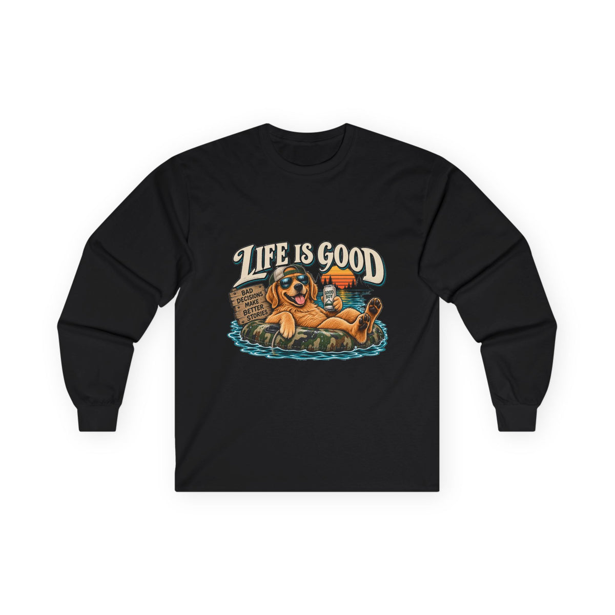 Life is Good Floatin' - Unisex Ultra Cotton Long Sleeve Tee