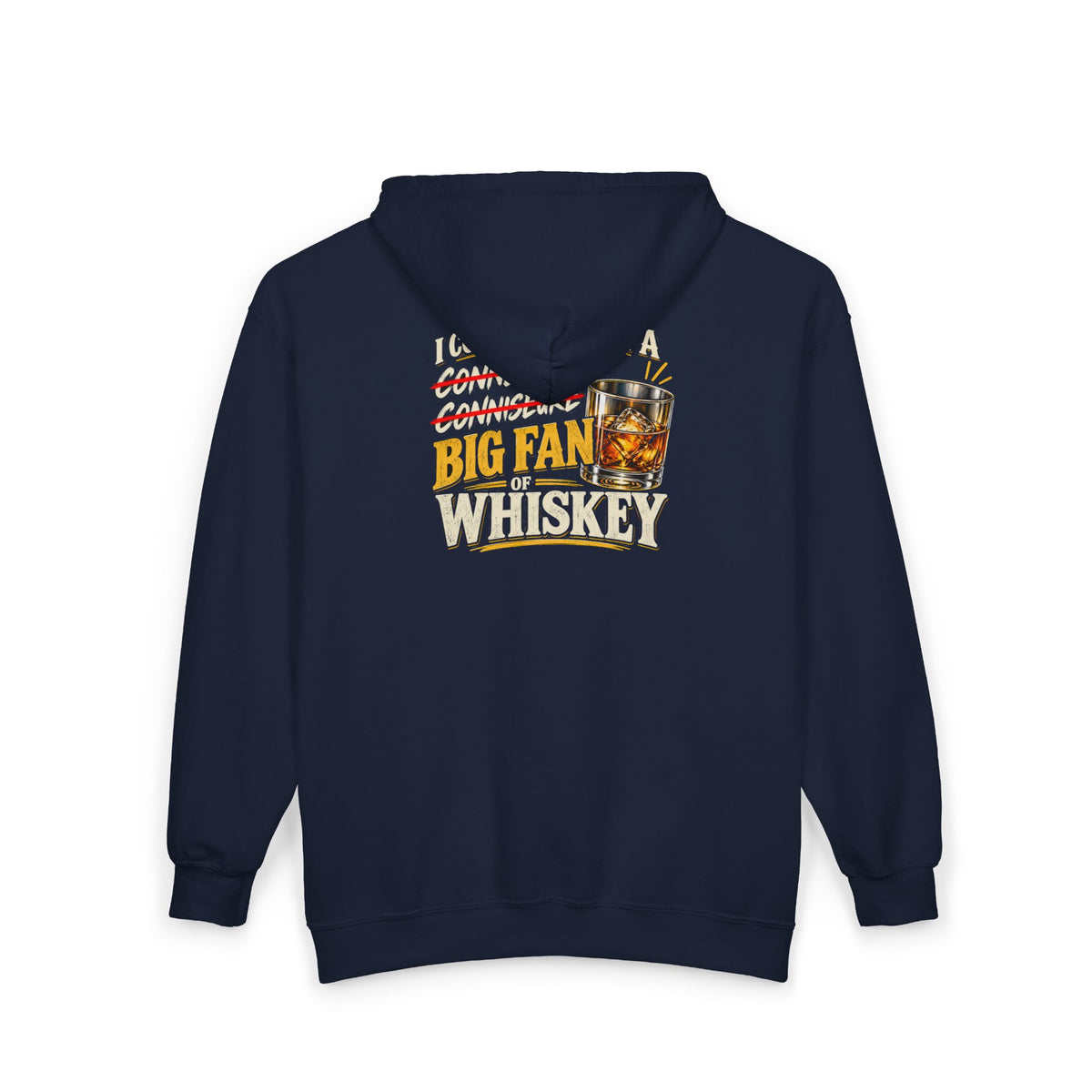 Big Fan of Whiskey - Full-Zip Hooded Sweatshirt
