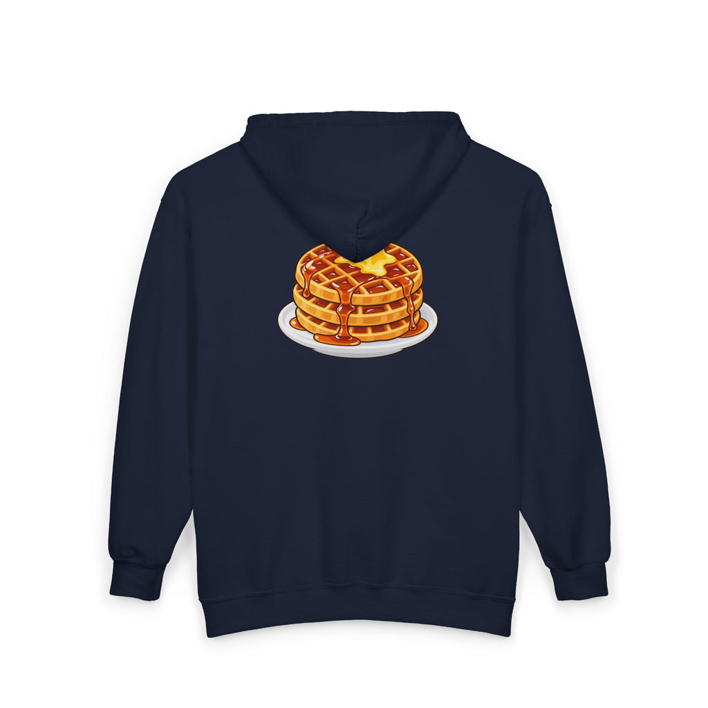 Cartoon Waffles - Full-Zip Hooded Sweatshirt