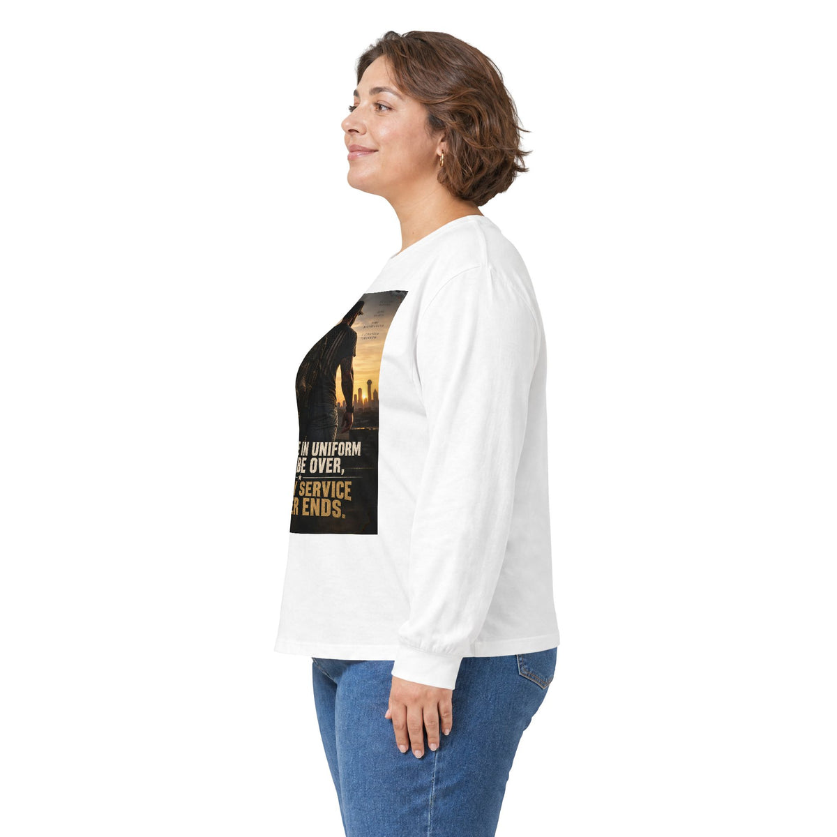 Service Never Ends - Unisex Ultra Cotton Long Sleeve Tee