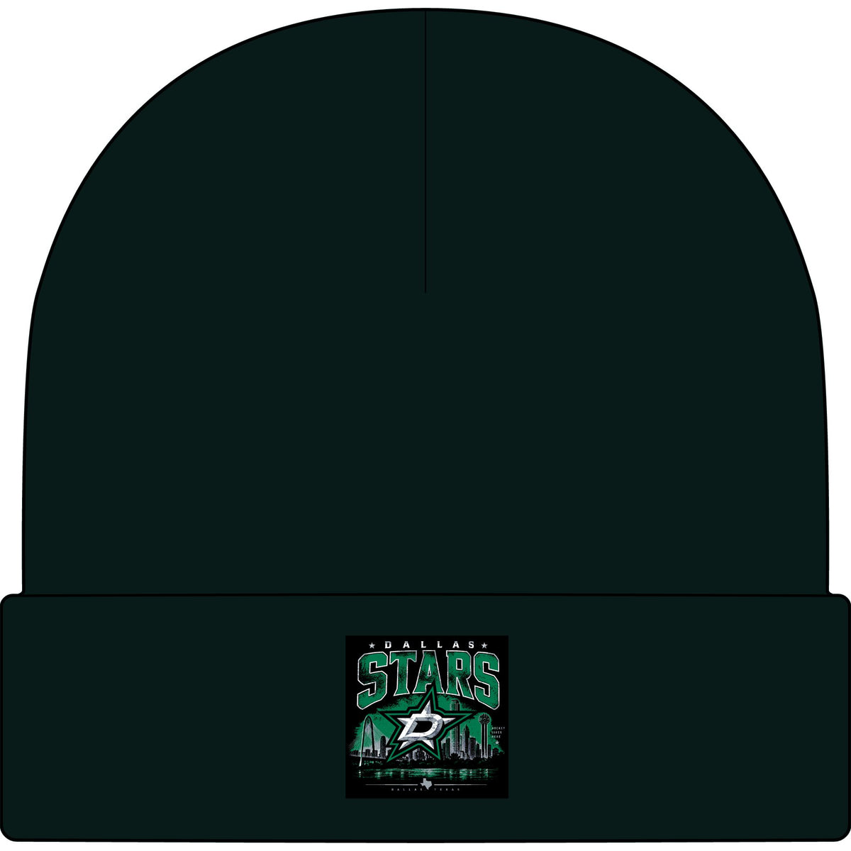 Dallas Stars Skyline Tee - AS Colour 1107 Cuff Beanie