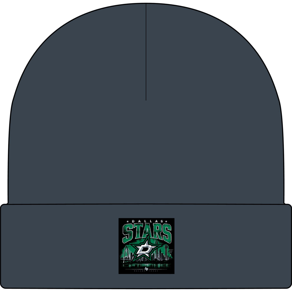 Dallas Stars Skyline Tee - AS Colour 1107 Cuff Beanie