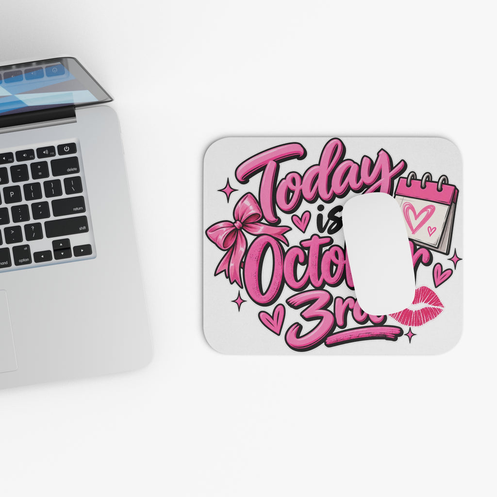 Today Is October 3rd - Mouse Pad
