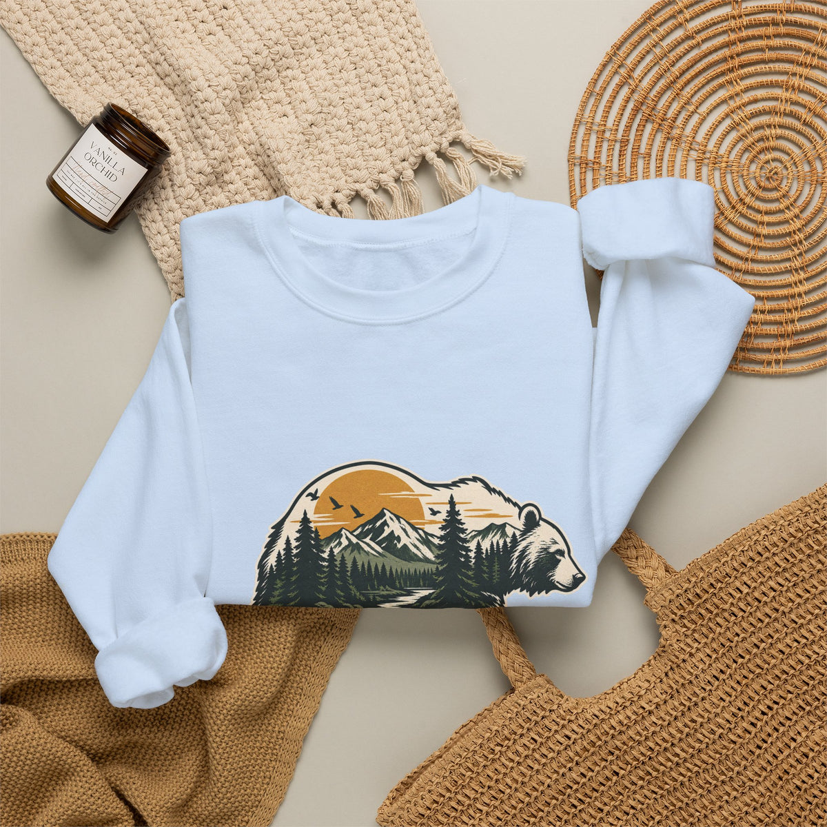 Explore More Bear - Crewneck Sweatshirt