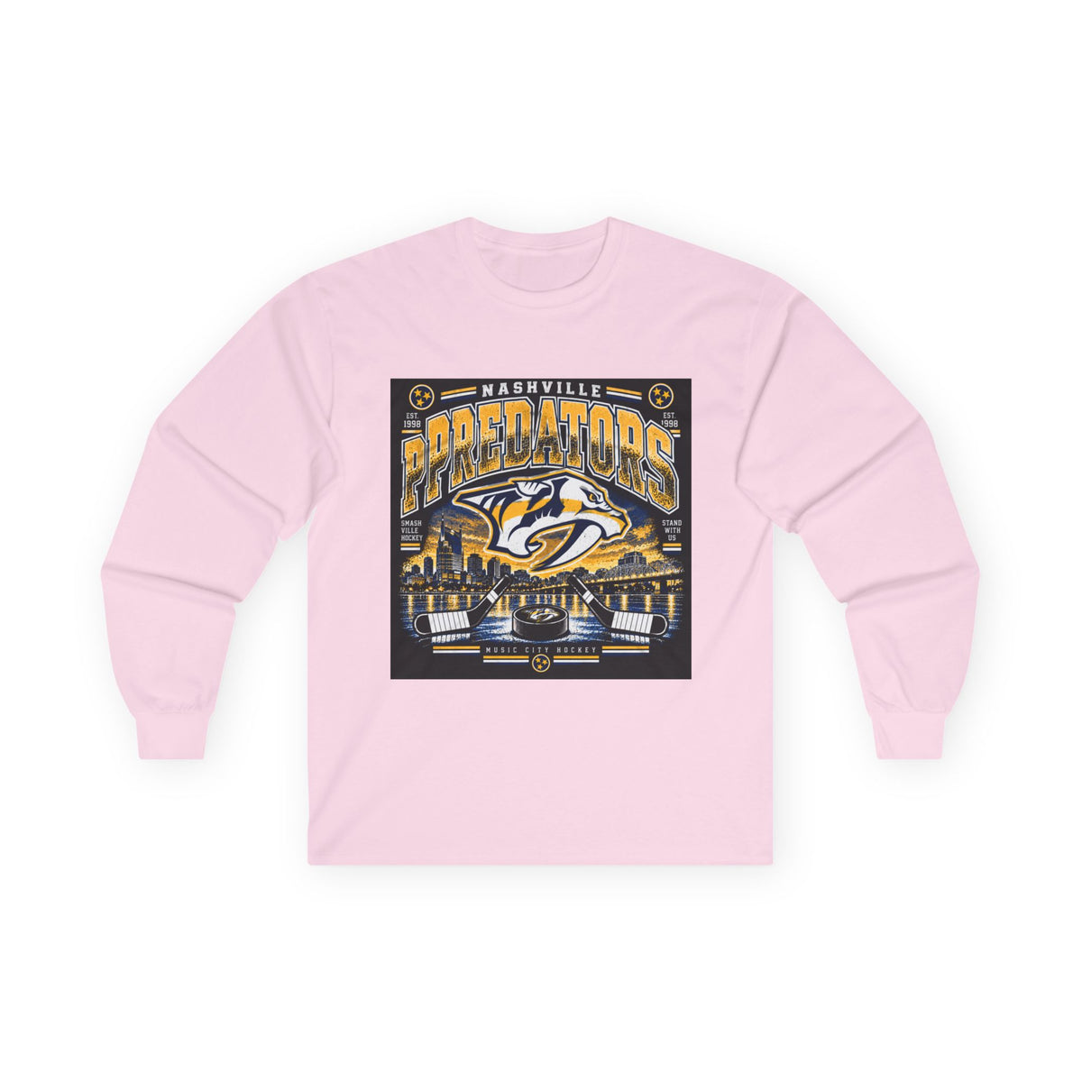 Nashville Predators Music City - Unisex Ultra Cotton Long Sleeve Tee