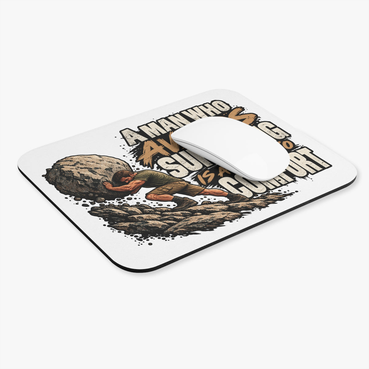 A Man Who Avoids Suffering - Mouse Pad
