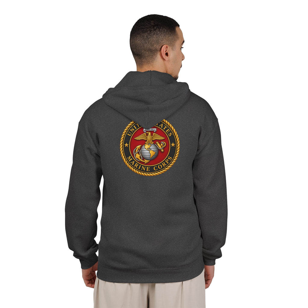 U.S. Marine Corps Emblem - Full-Zip Hooded Sweatshirt
