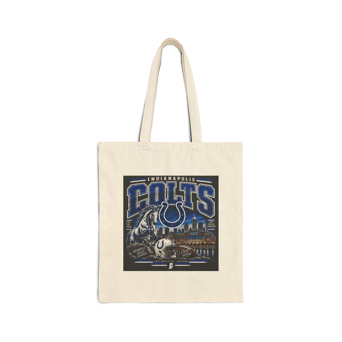 Colts Nation Indianapolis - Canvas Tote