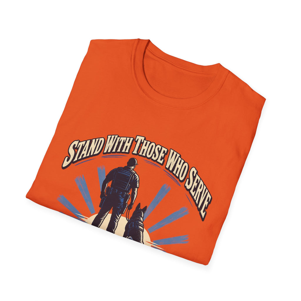 Stand With Those Who Serve Police K9 - Classic Tee