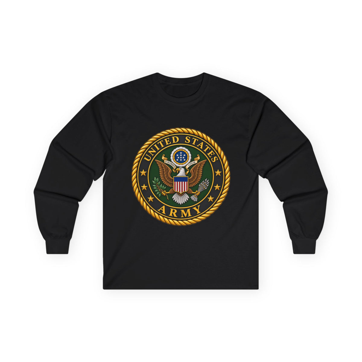 U.S. Army Emblem - Unisex Ultra Cotton Long Sleeve Tee