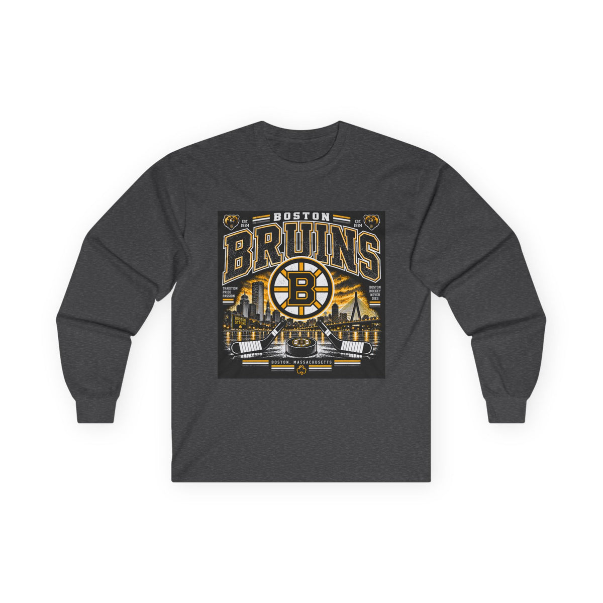 Boston Bruins Heritage - Unisex Ultra Cotton Long Sleeve Tee
