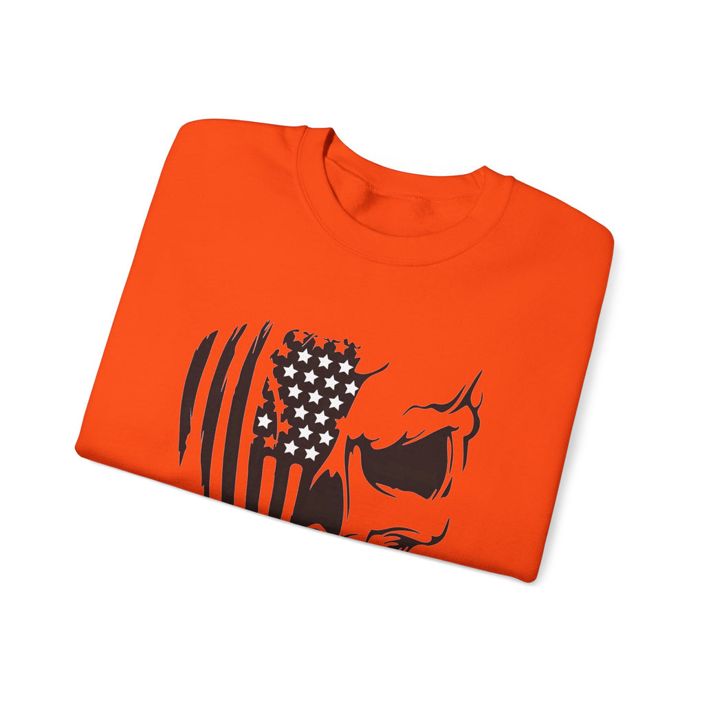 Stars, Stripes & Skulls - Crewneck Sweatshirt