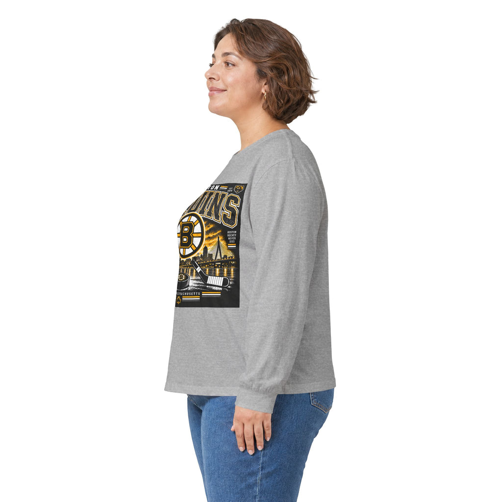 Boston Bruins Heritage - Unisex Ultra Cotton Long Sleeve Tee