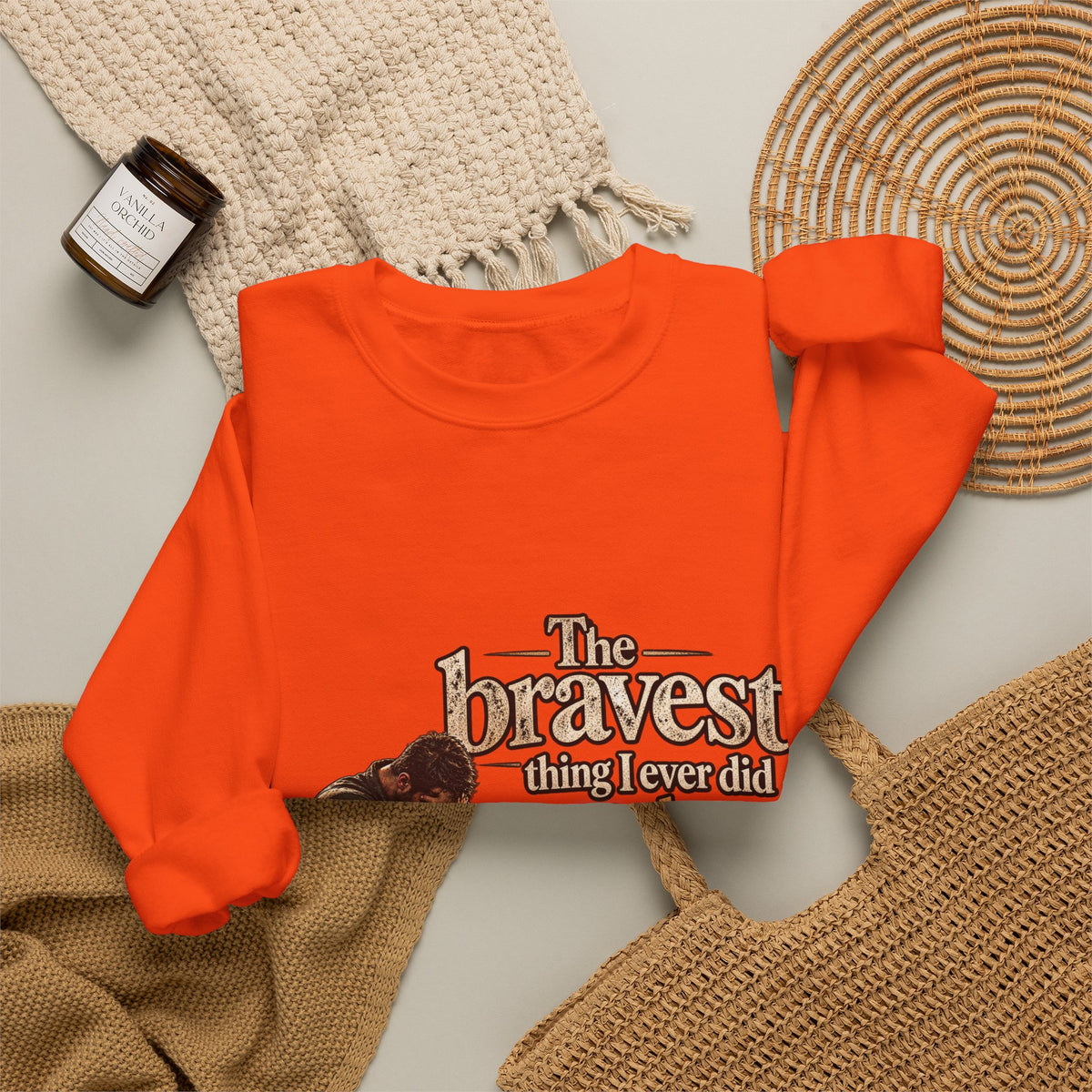 The Bravest Thing I Ever Did Was Keep Living - Crewneck Sweatshirt