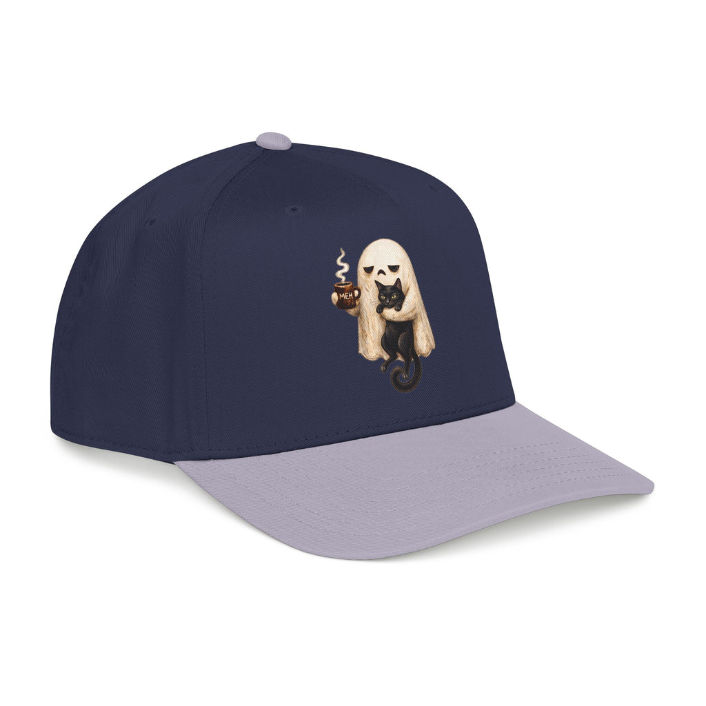 Meh Ghost and Black Cat - OTTO Baseball Hat