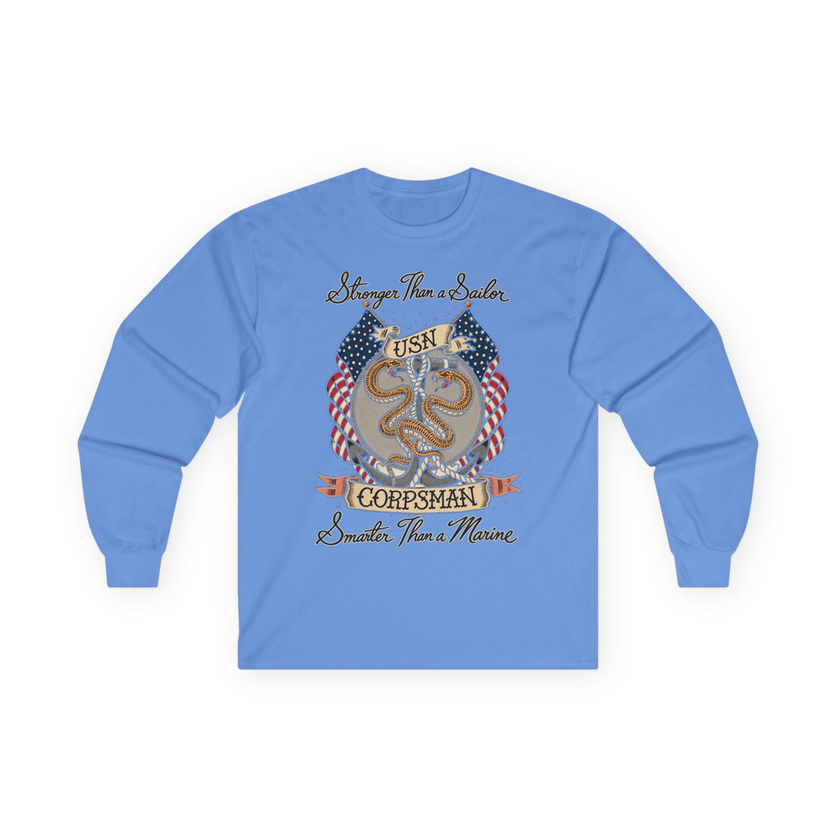 Corpsman Pride Crest - Unisex Ultra Cotton Long Sleeve Tee
