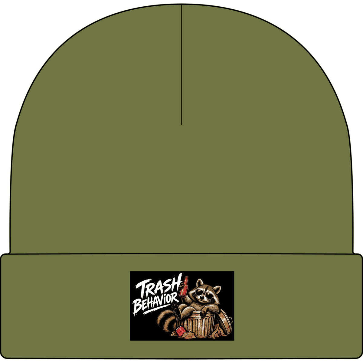 Trash Panda Breakout - AS Colour 1107 Cuff Beanie