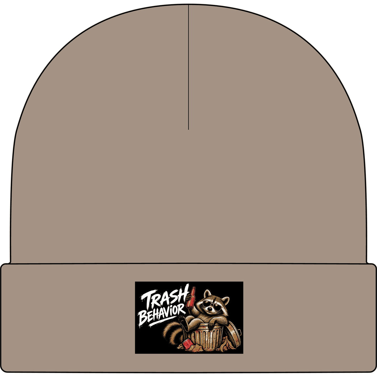 Trash Panda Breakout - AS Colour 1107 Cuff Beanie