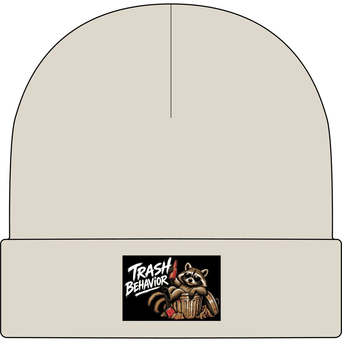 Trash Panda Breakout - AS Colour 1107 Cuff Beanie
