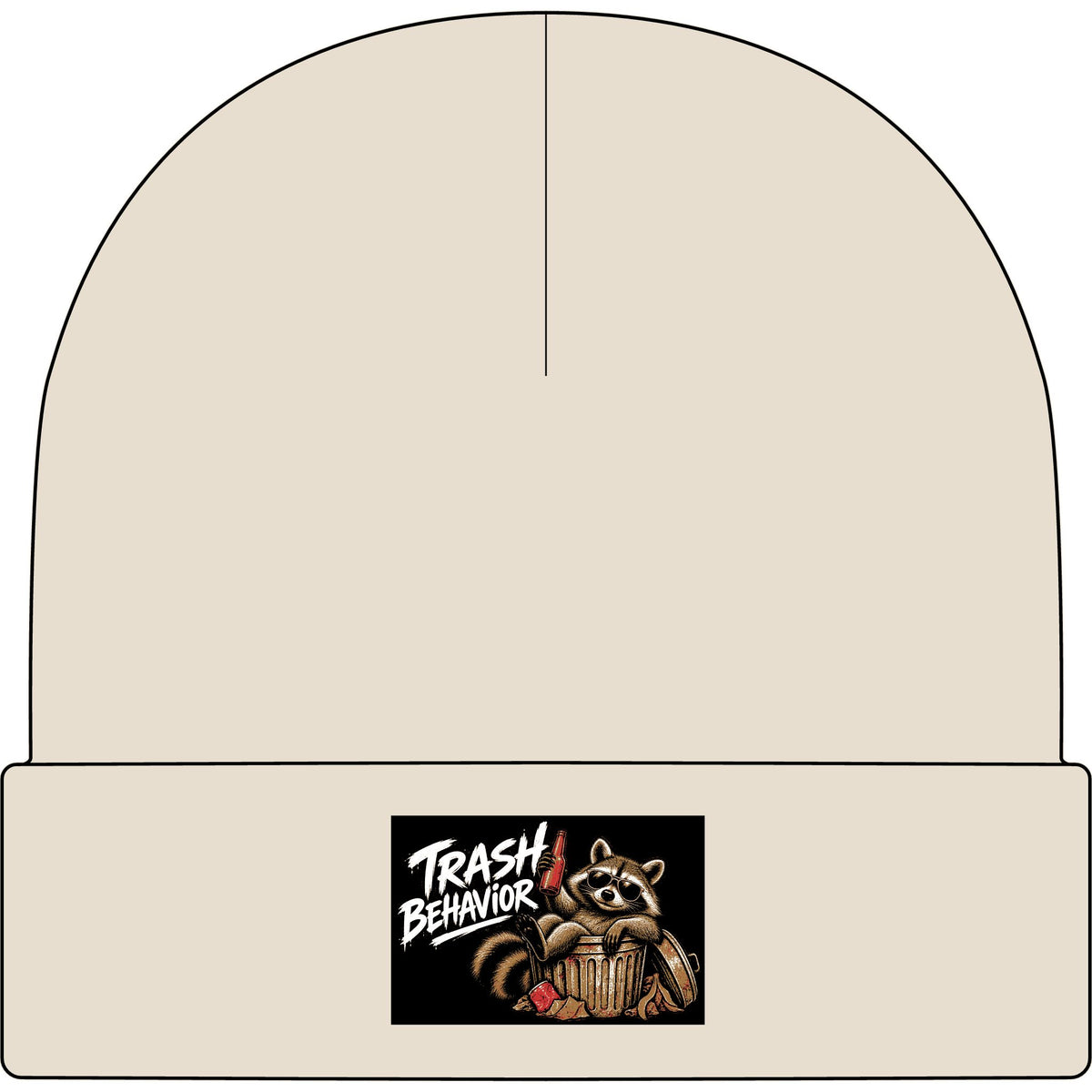 Trash Panda Breakout - AS Colour 1107 Cuff Beanie