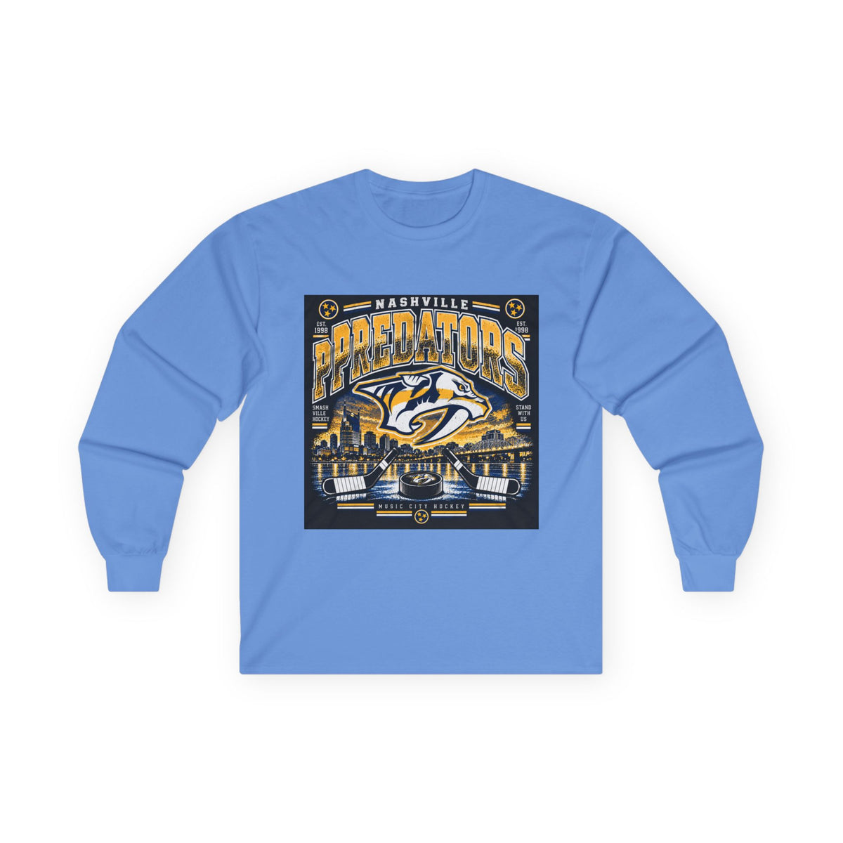Nashville Predators Music City - Unisex Ultra Cotton Long Sleeve Tee